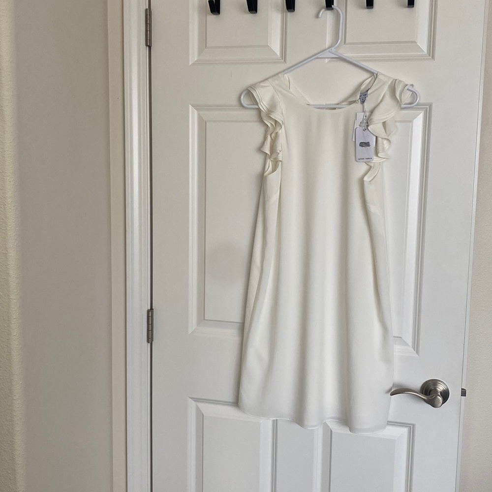 Naked Zebra Dress- White size small